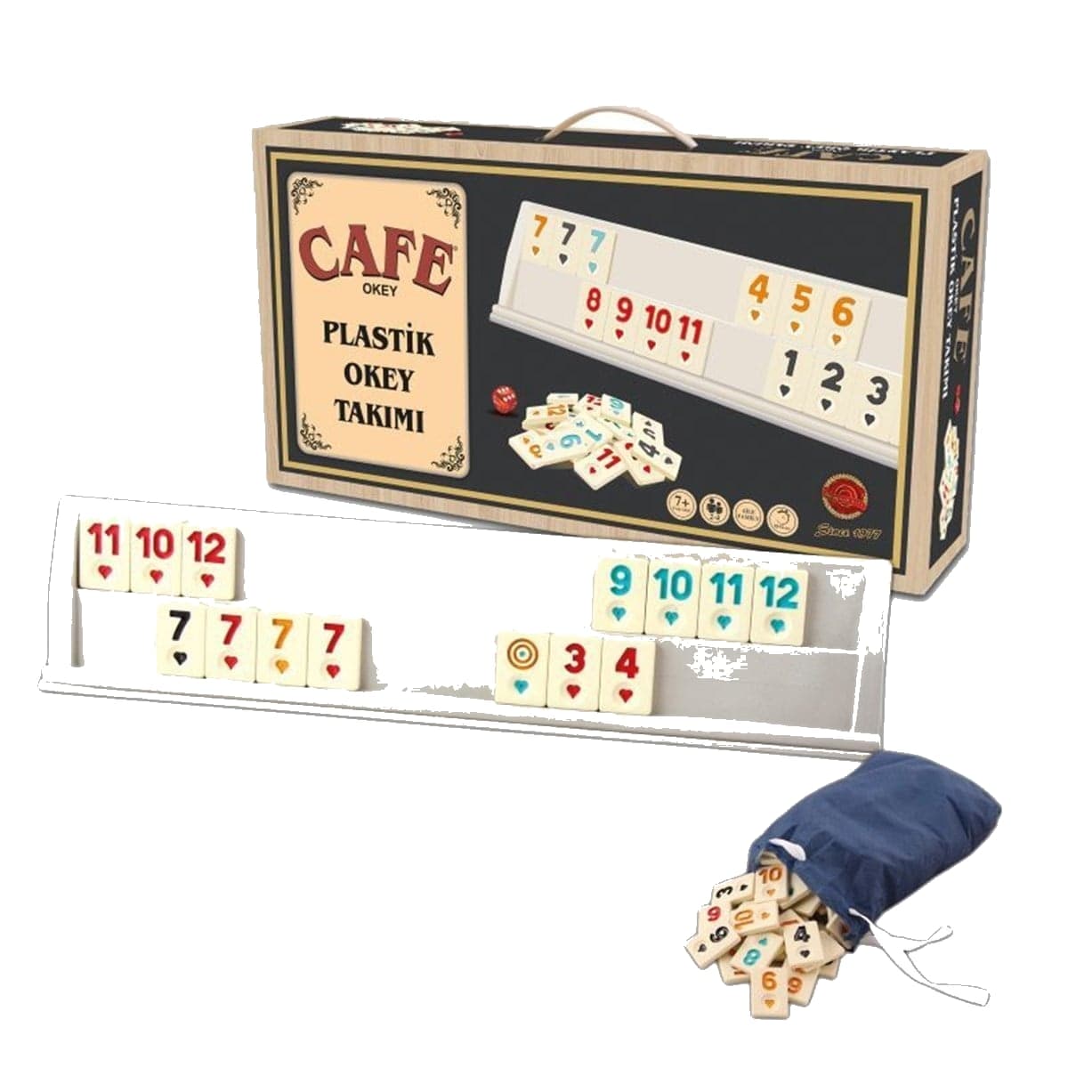 STAR CAFE PLASTİK OKEY TAKIMI